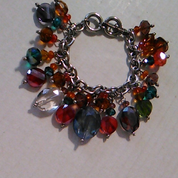 Nwot Multi Colored Crystal Bracelet - Picture 8 of 8
